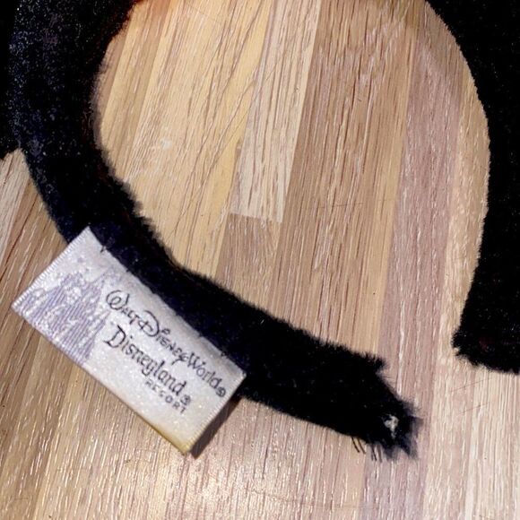 Walt Disney Minnie mouse Vintage ears headband Disneyland red bow polkadot ears - Picture 2 of 4